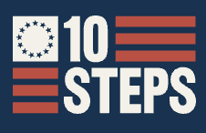10 Steps logo